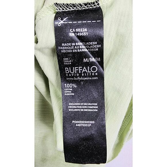 Buffalo David Bitton Mountain Adventure Graphic Tee Women's Crop Top Size M - Picture 5 of 6